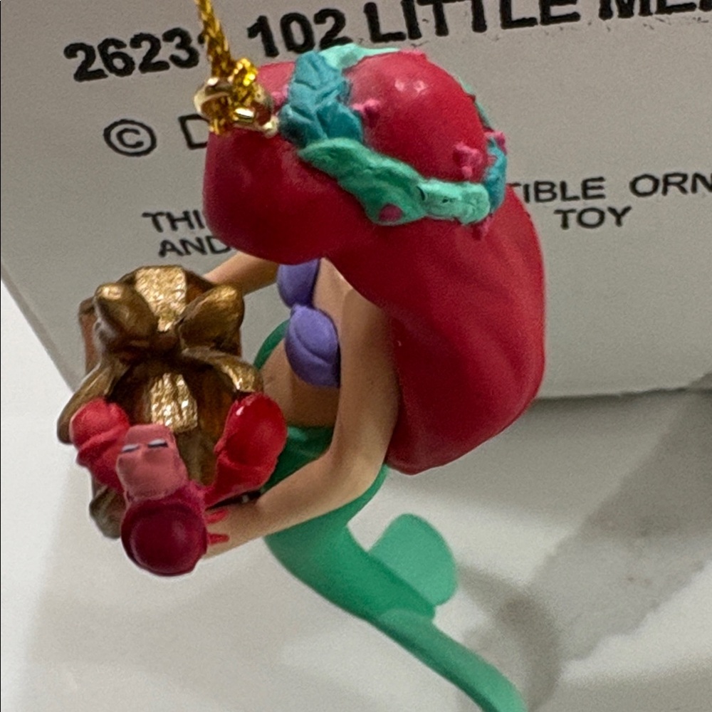 Disney Grolier Little Mermaid Ornament 26231-102 Ariel Sebastian Christmas Magic - Picture 7 of 12